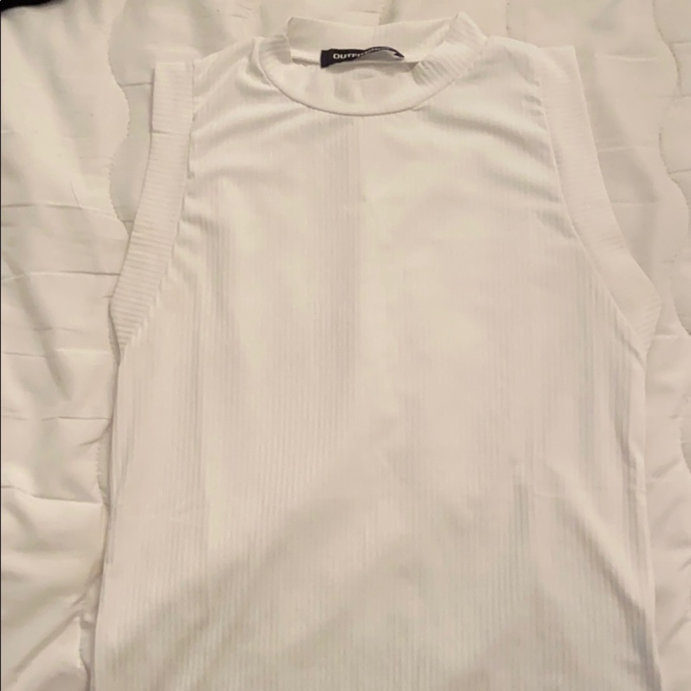 Mock Turtleneck Tank Top